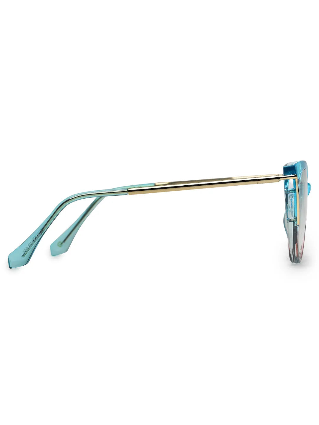 Lythion | Gradient Blue Large Full Rim Cateye Sunglasses for Women [Photochromic]