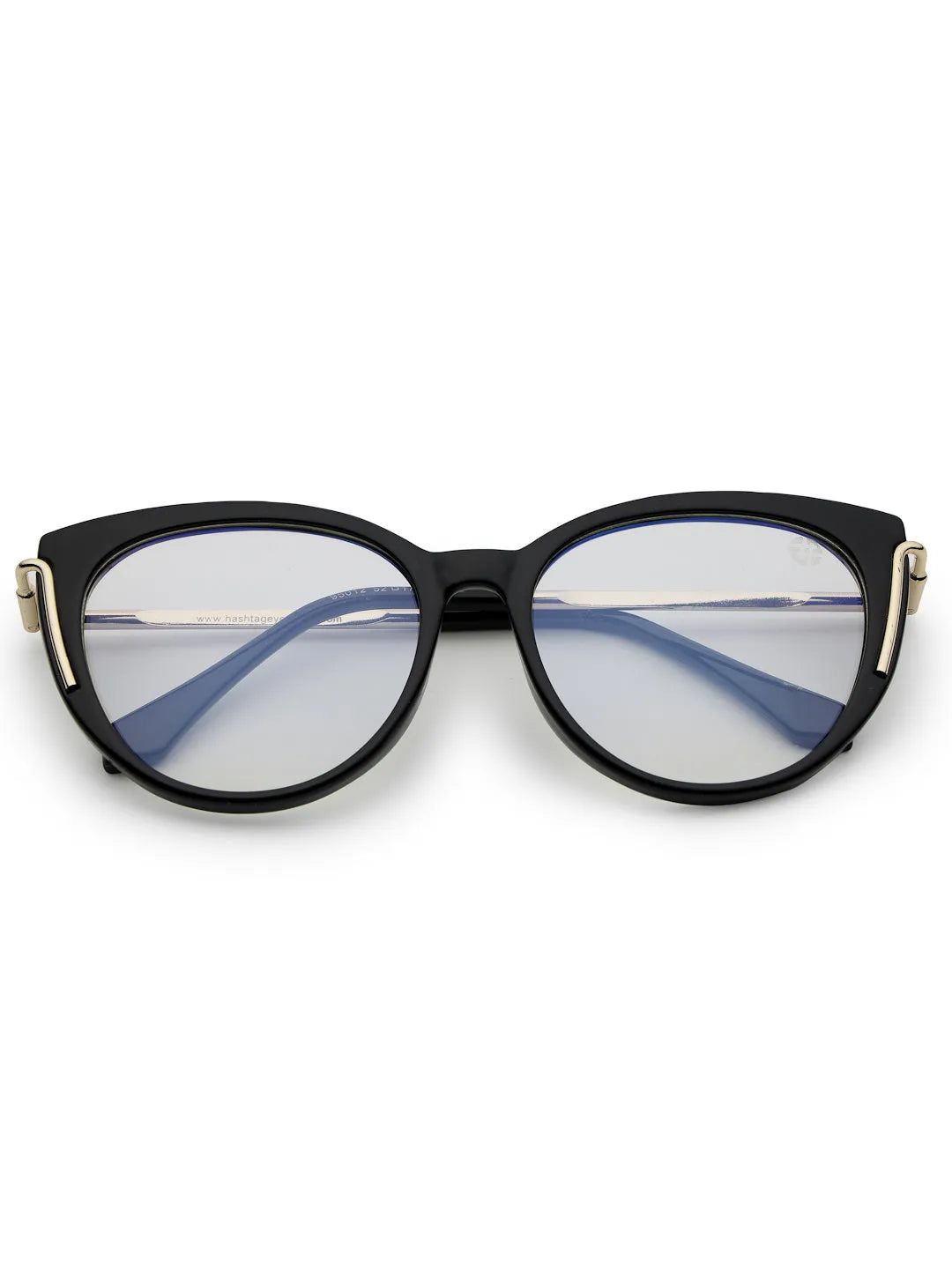 Lythion | Black Large Full Rim Cateye Sunglasses for Women [Photochromic]