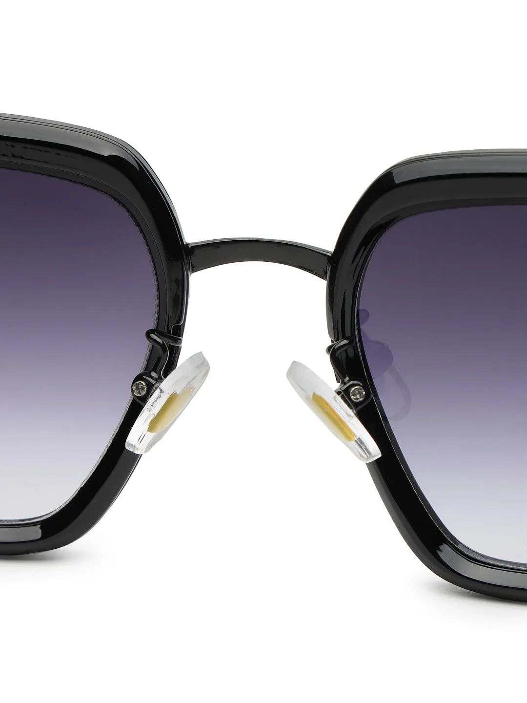 DuskDazzle | Black Large Full Rim Cateye Sunglasses for Women [UV-protected]