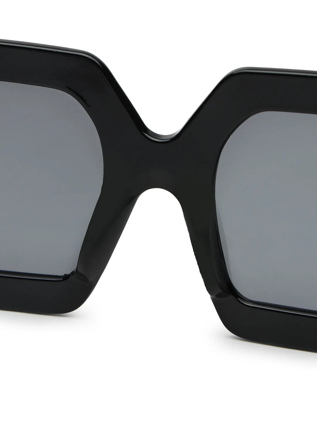 Jumbo | Black Medium Full Rim Square Sunglasses for Men & Women [UV-protected]