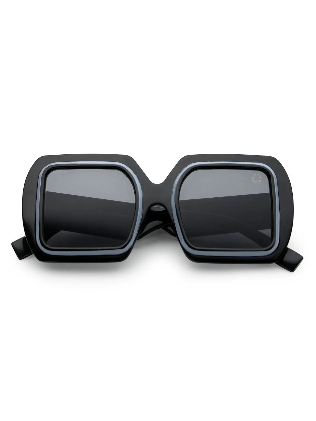Jumbo | Black Medium Full Rim Square Sunglasses for Men & Women [UV-protected]