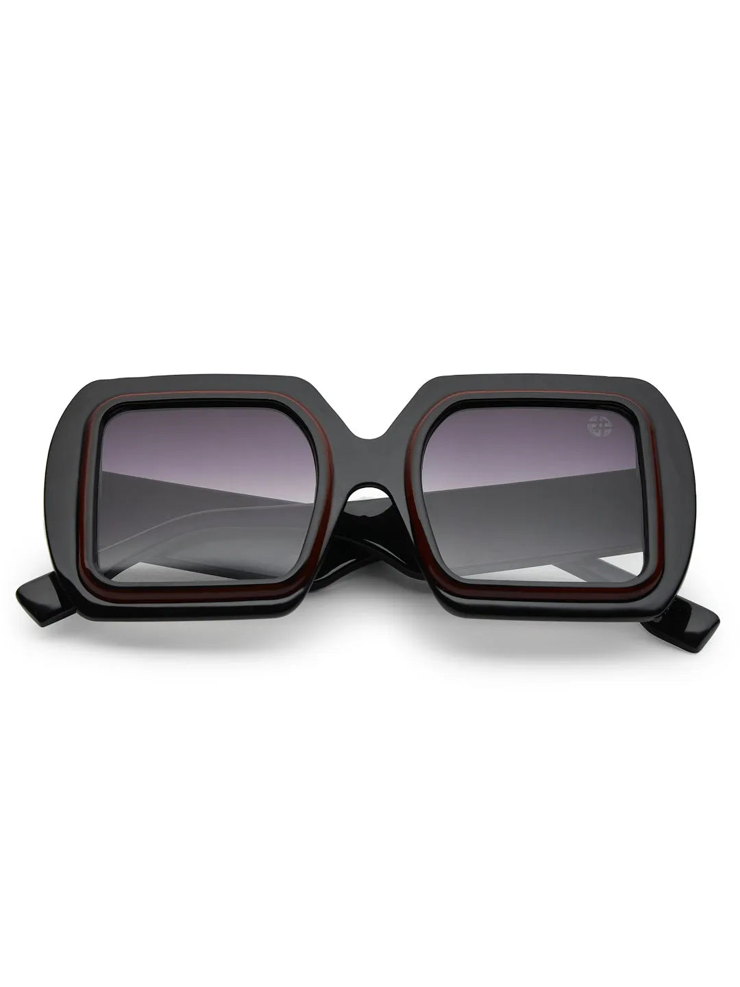 Jumbo | Gradient Black Medium Full Rim Square Sunglasses for Men & Women [UV-protected]
