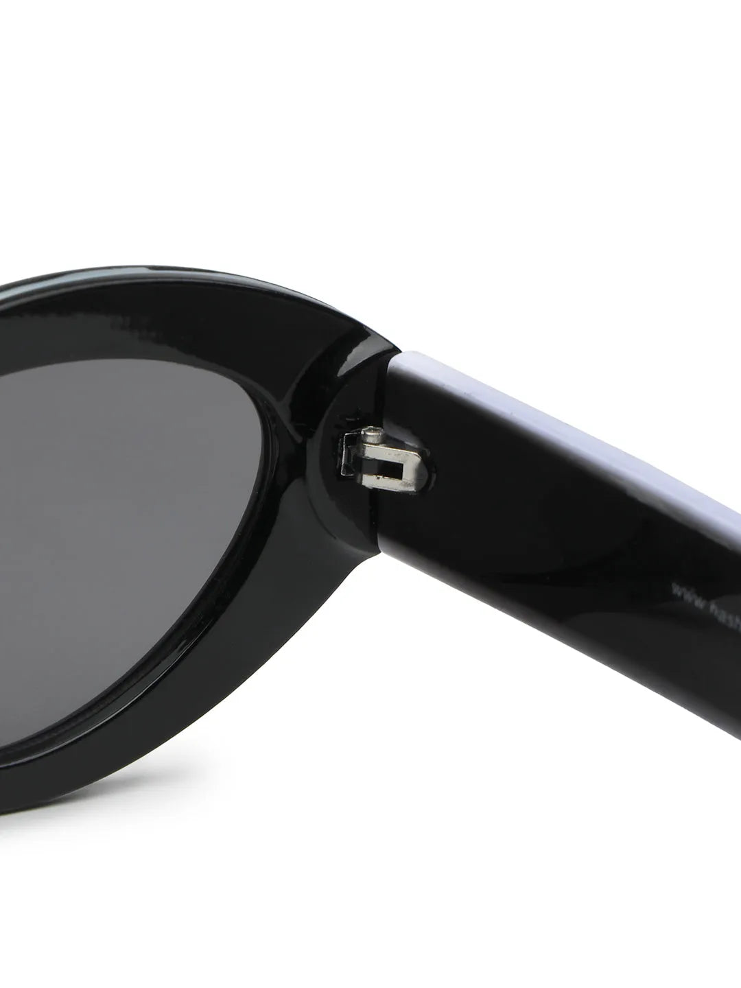 Sunshades | Black & White Medium Full Rim Cateye Sunglasses for Men & Women [UV-protected]