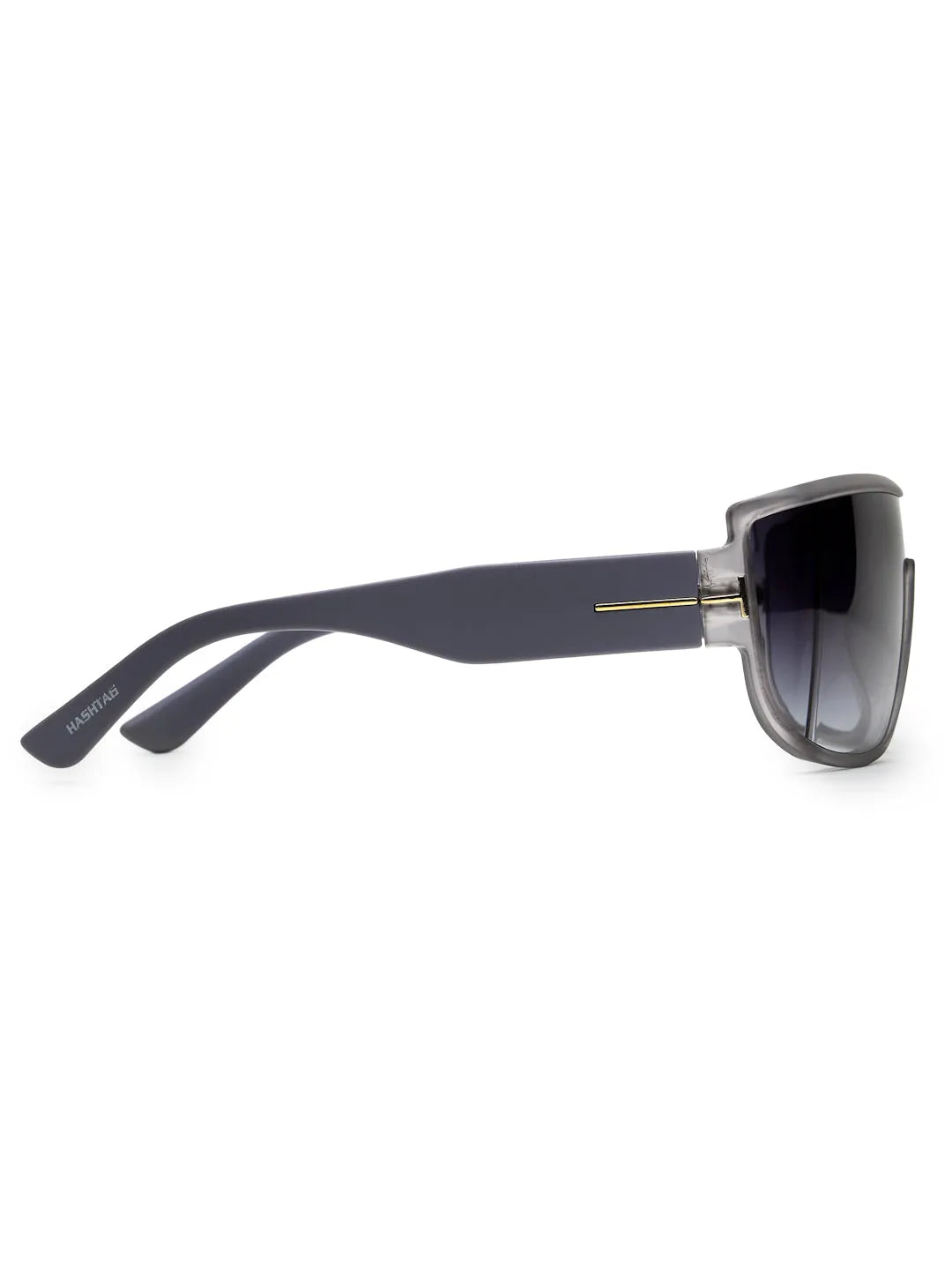 Texas | Grey Medium Full Rim Shield Sunglasses for Men & Women [UV-protected]