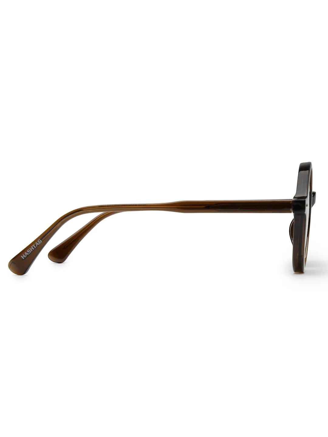 Retro | Brown Medium Full Rim Round Sunglasses for Men & Women [UV-protected]