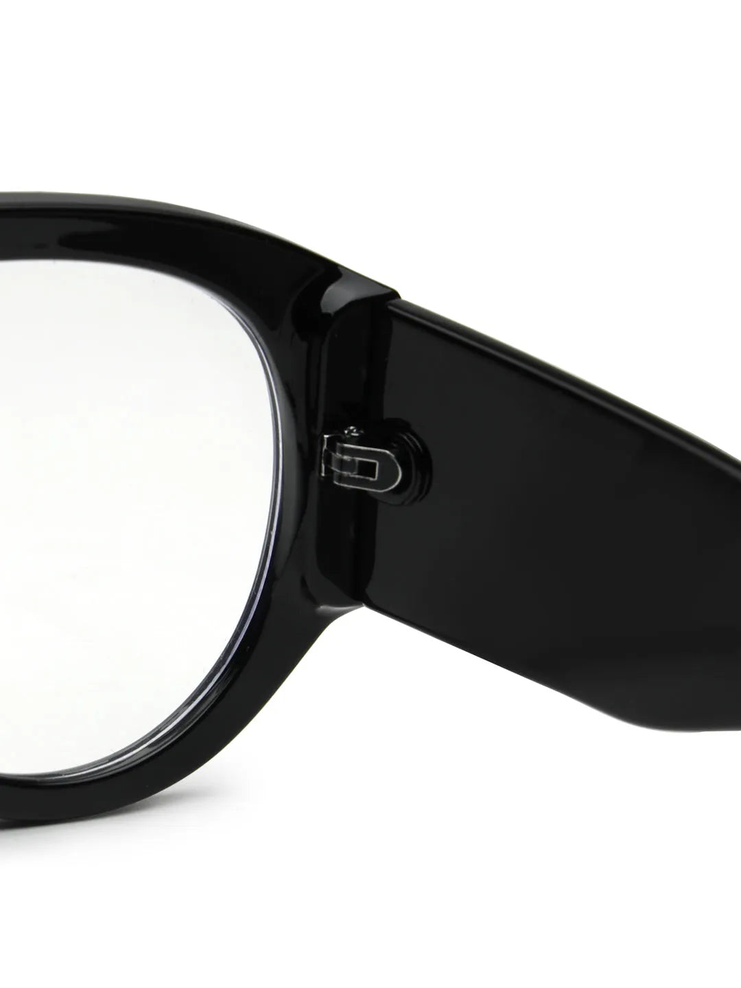 Vista | Transparent Medium Full Rim Aviator Eyeglasses for Men & Women [UV-protected]