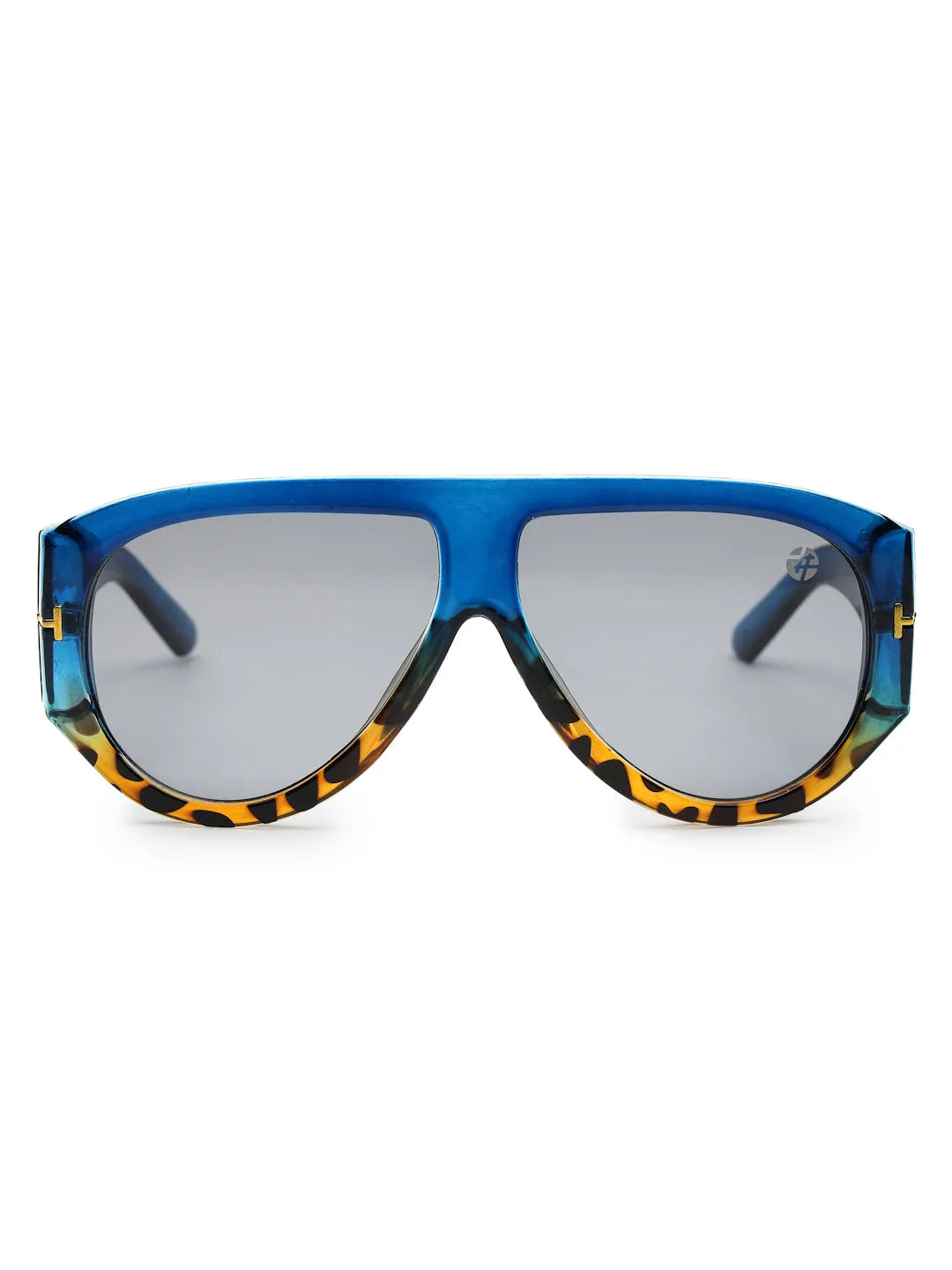 Vista | Blue Medium Full Rim Aviator Sunglasses for Men & Women [UV-protected]