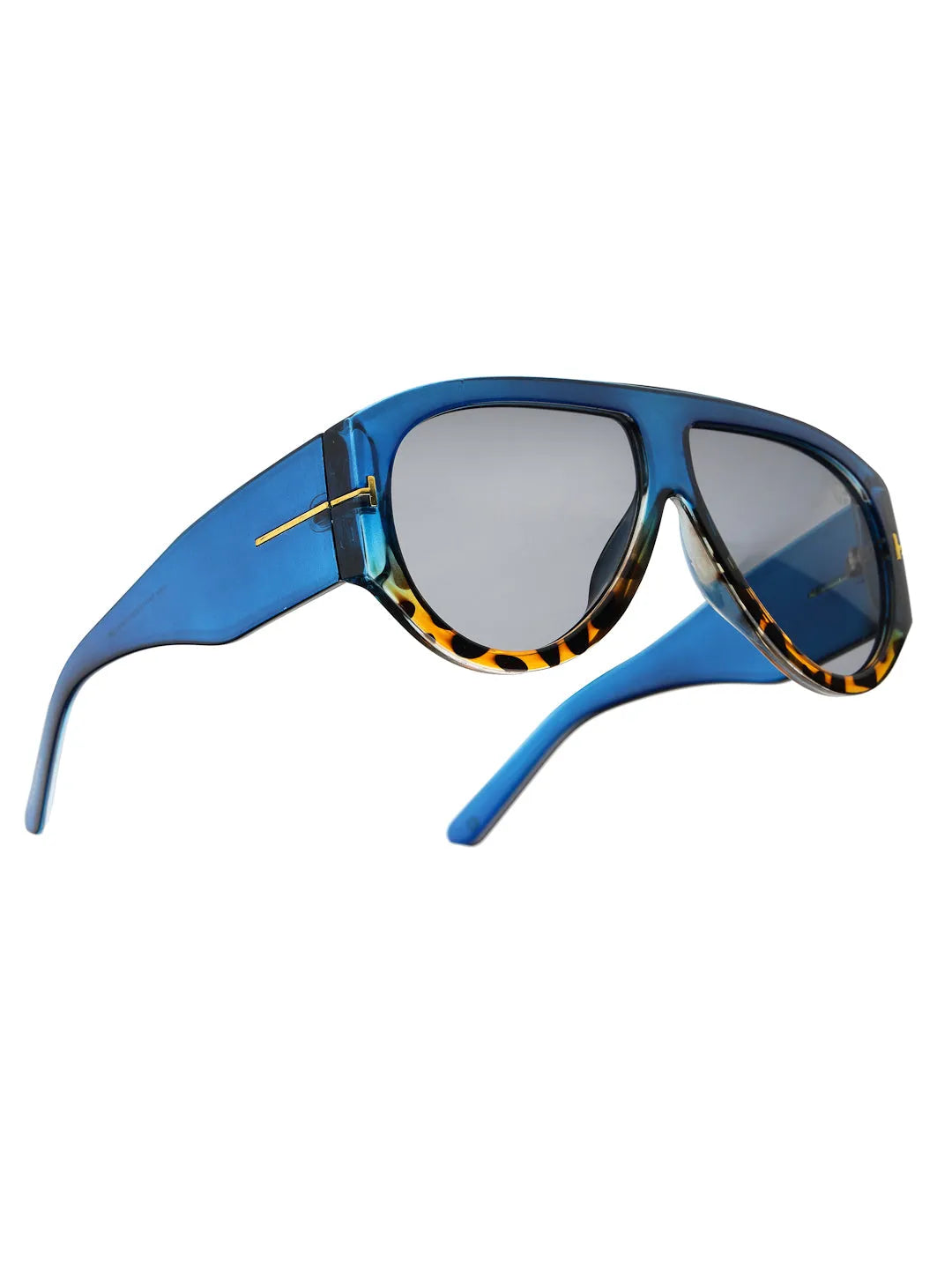 Vista | Blue Medium Full Rim Aviator Sunglasses for Men & Women [UV-protected]