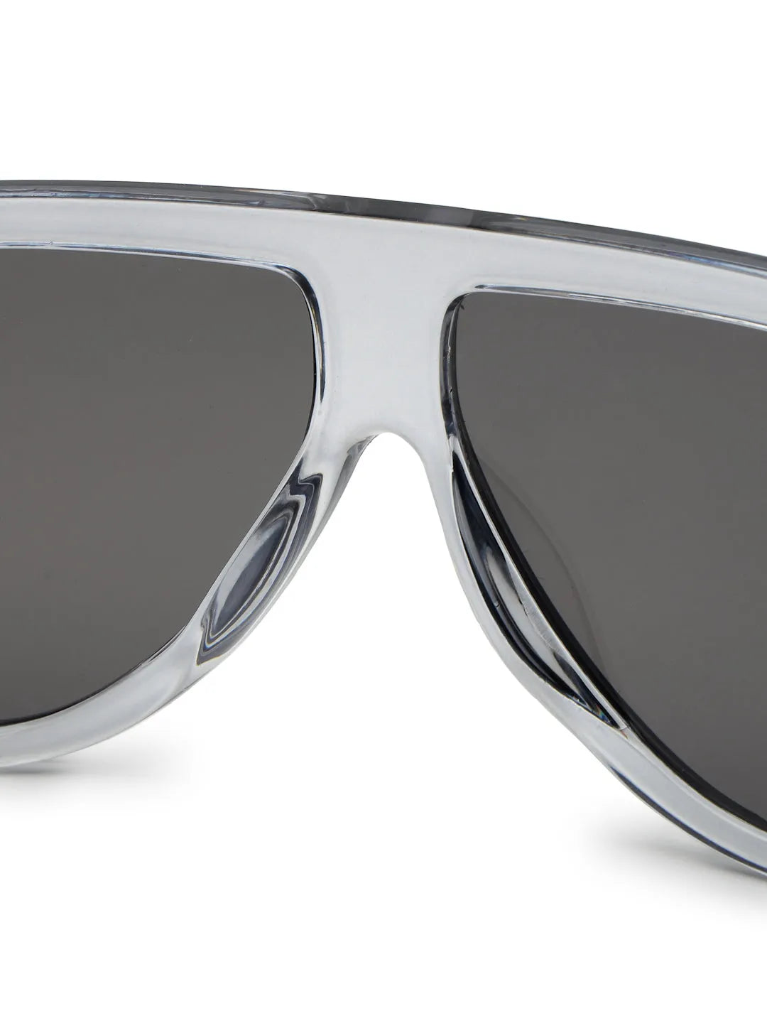 Vista | Grey Medium Full Rim Aviator Sunglasses for Men & Women [UV-protected]