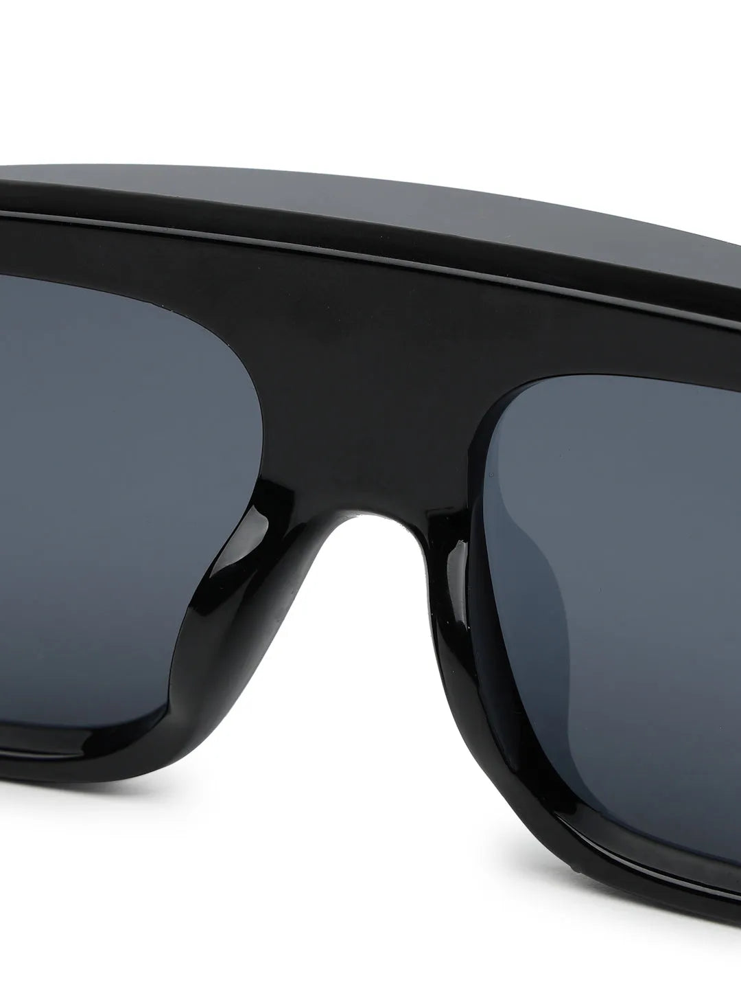 Umbra | Black/Gold Medium Full Rim Rectangle Sunglasses for Men & Women [UV-protected]
