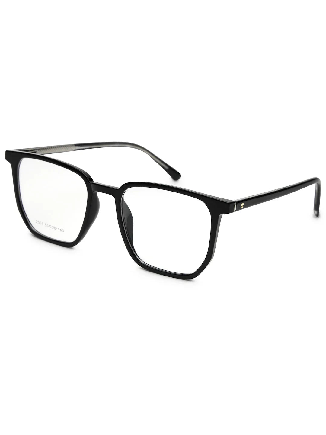 Lyria | Black Medium Full Rim Square Clip-on for Men [Clip-on]