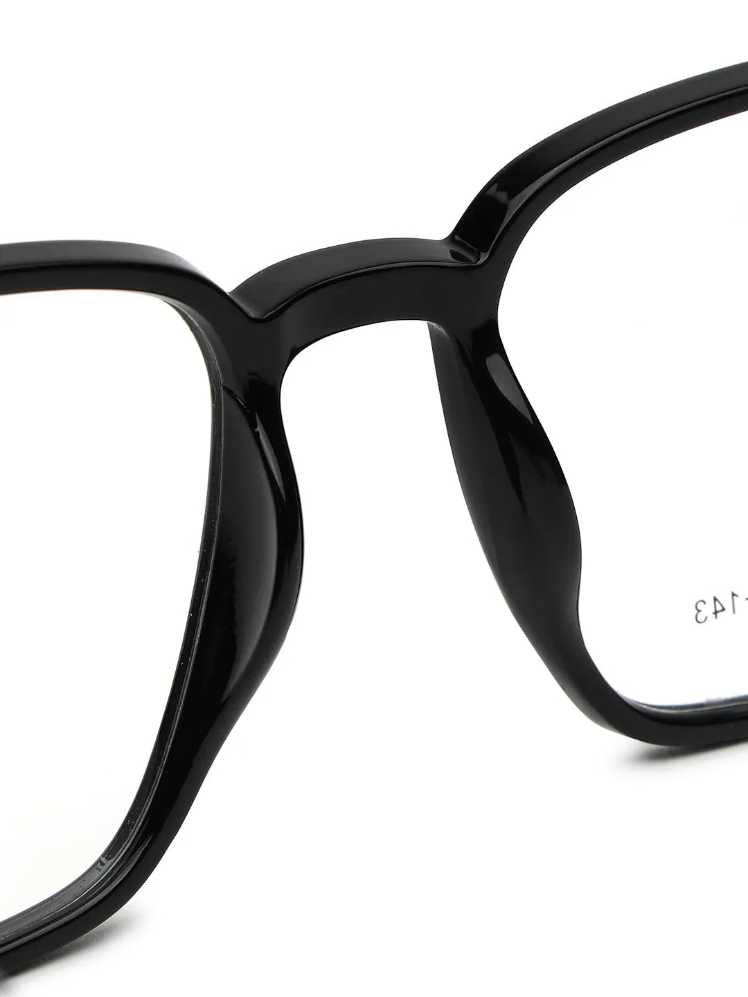 Lyria | Black Medium Full Rim Square Clip-on for Men [Clip-on]