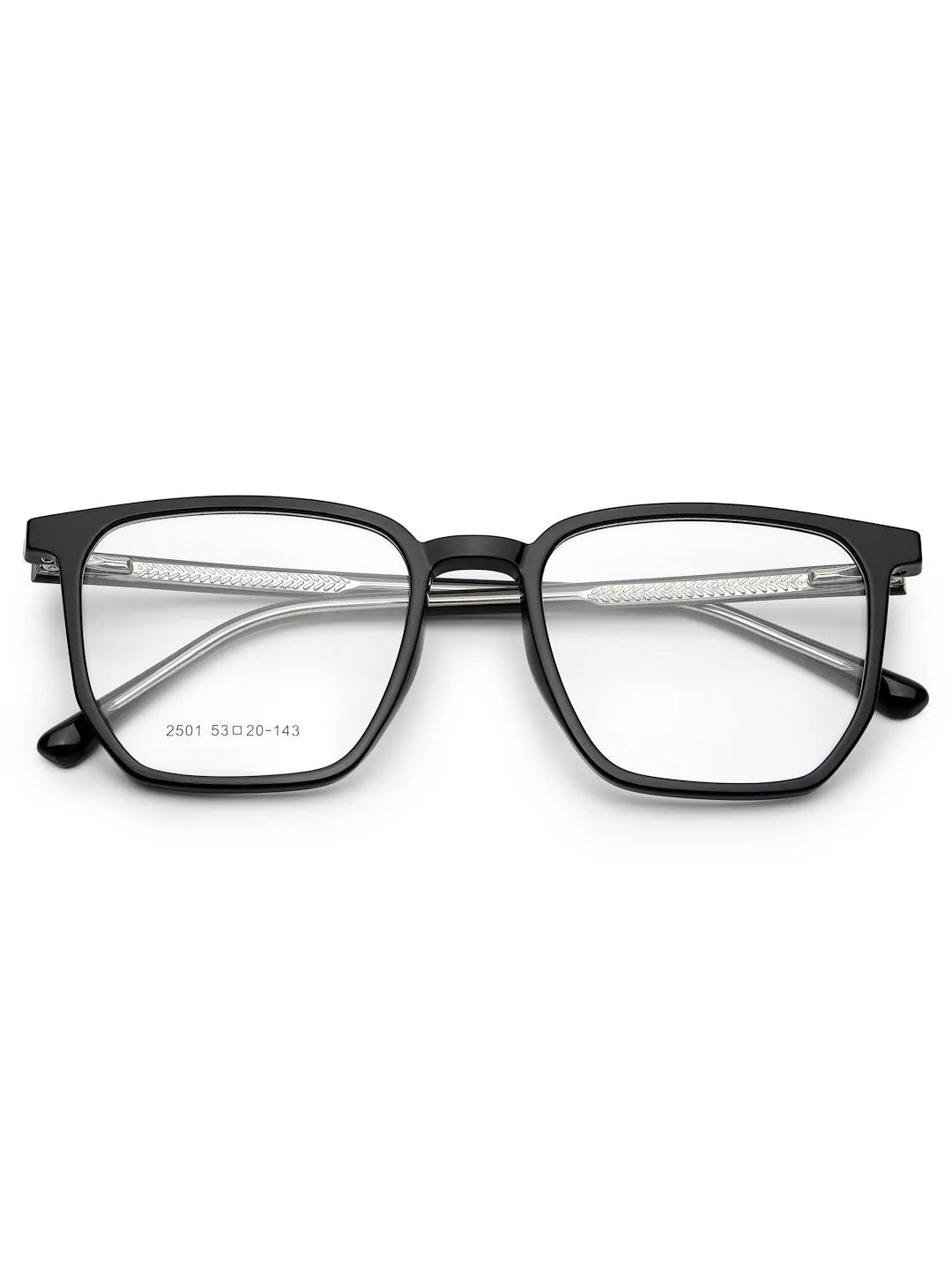 Lyria | Black Medium Full Rim Square Clip-on for Men [Clip-on]