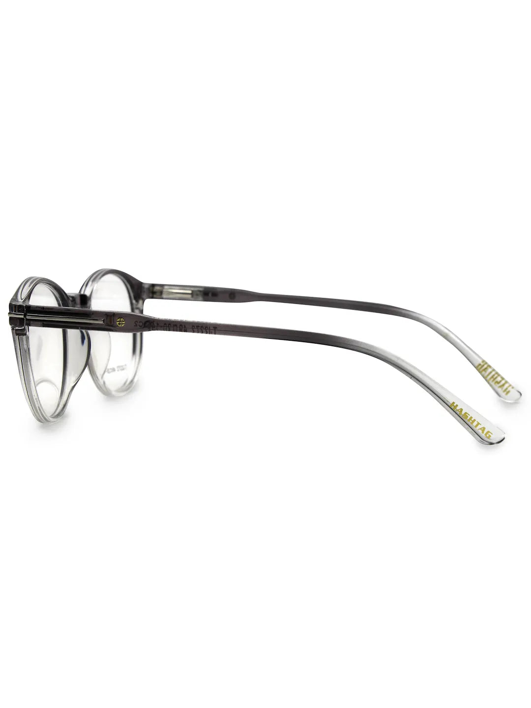Xalora | Gradient Black Small Full Rim Oval Clip-on for Men & Women [Clip-on]