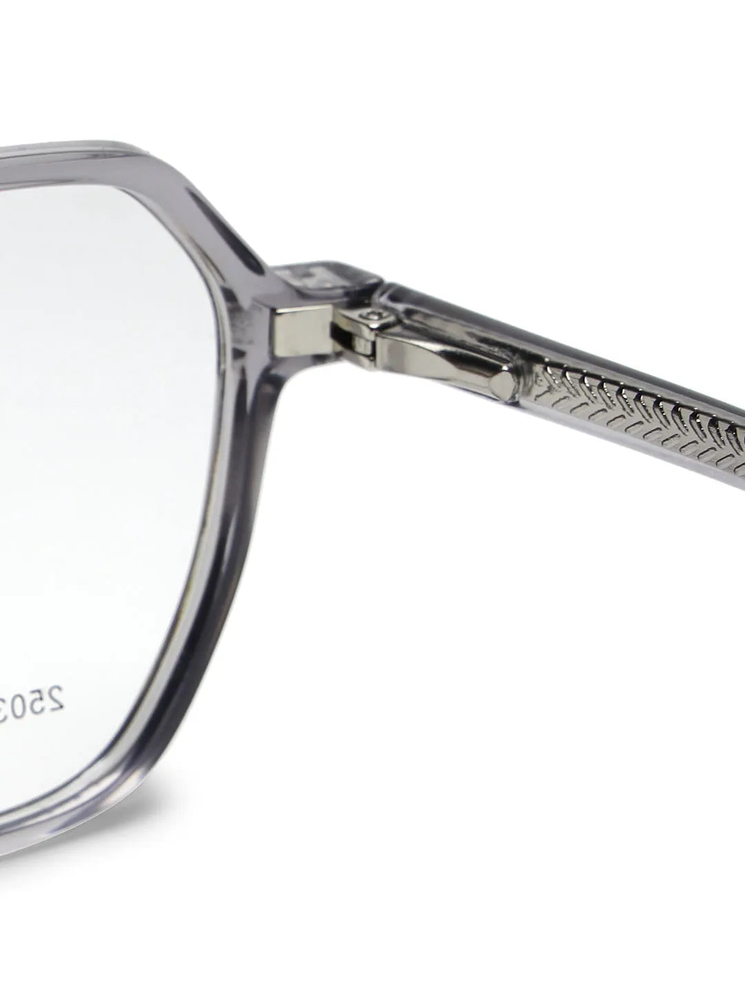 Nymora | Grey Medium Full Rim Hexagonal Clip-on for Men [Clip-on]
