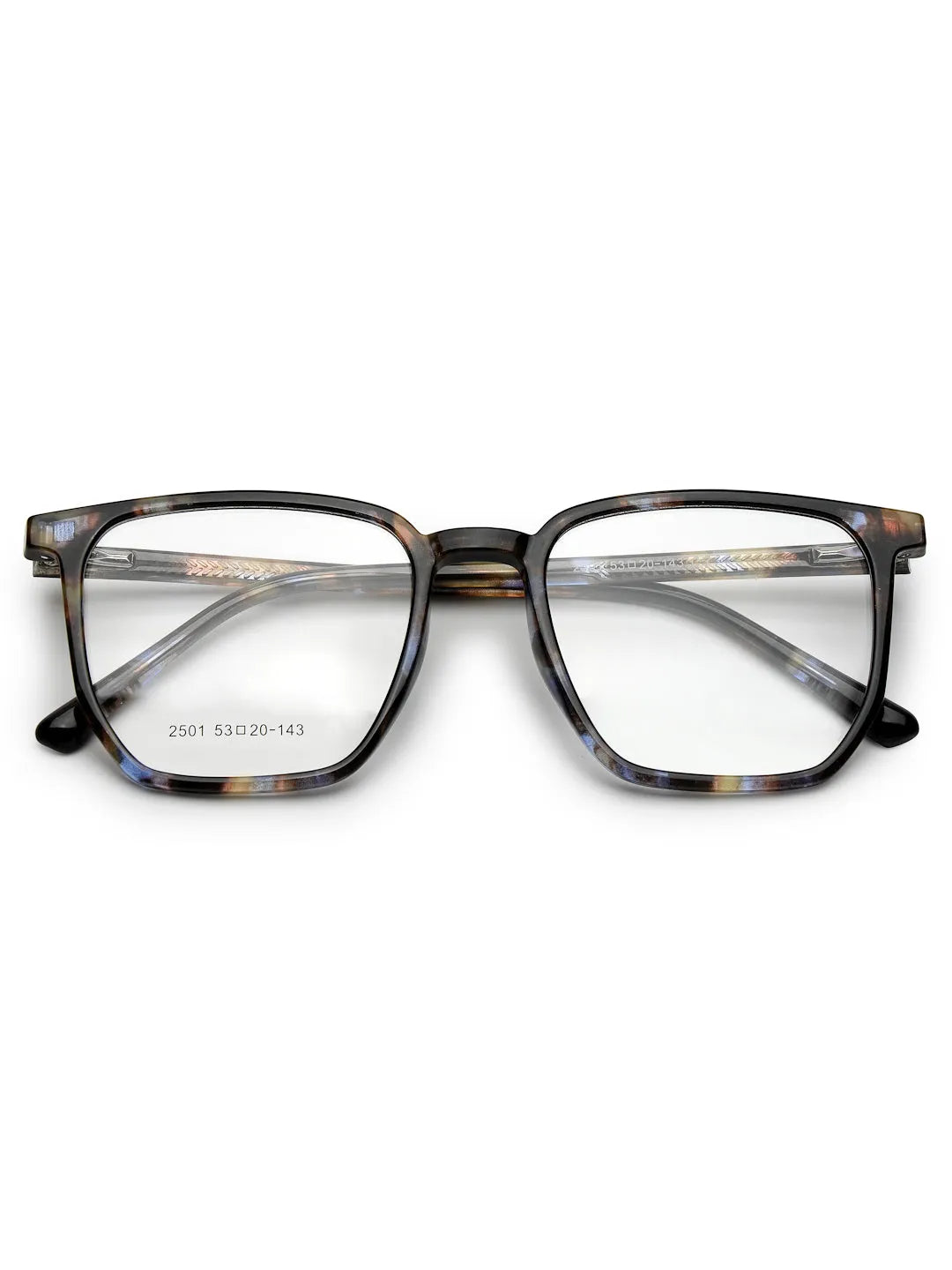 Lyria | Tiger Print Medium Full Rim Square Clip-on for Men [Clip-on]