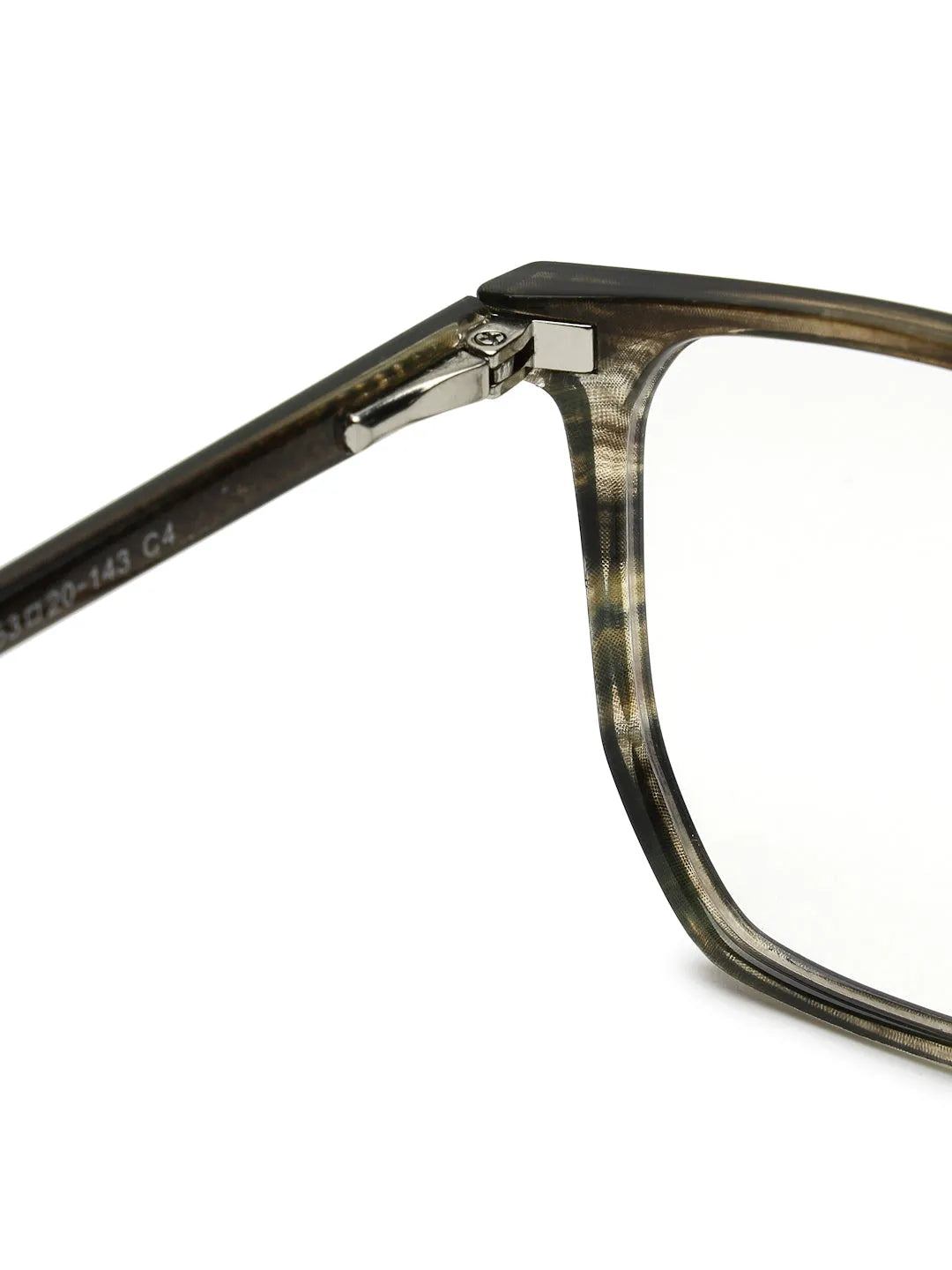 Lyria | Smoke Medium Full Rim Square Clip-on for Men [Clip-on]