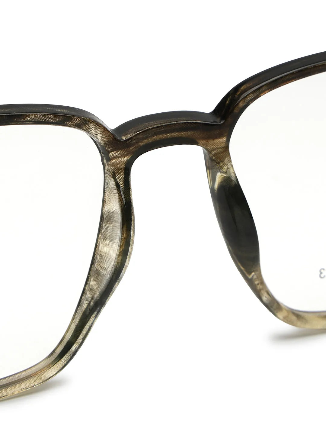 Lyria | Smoke Medium Full Rim Square Clip-on for Men [Clip-on]