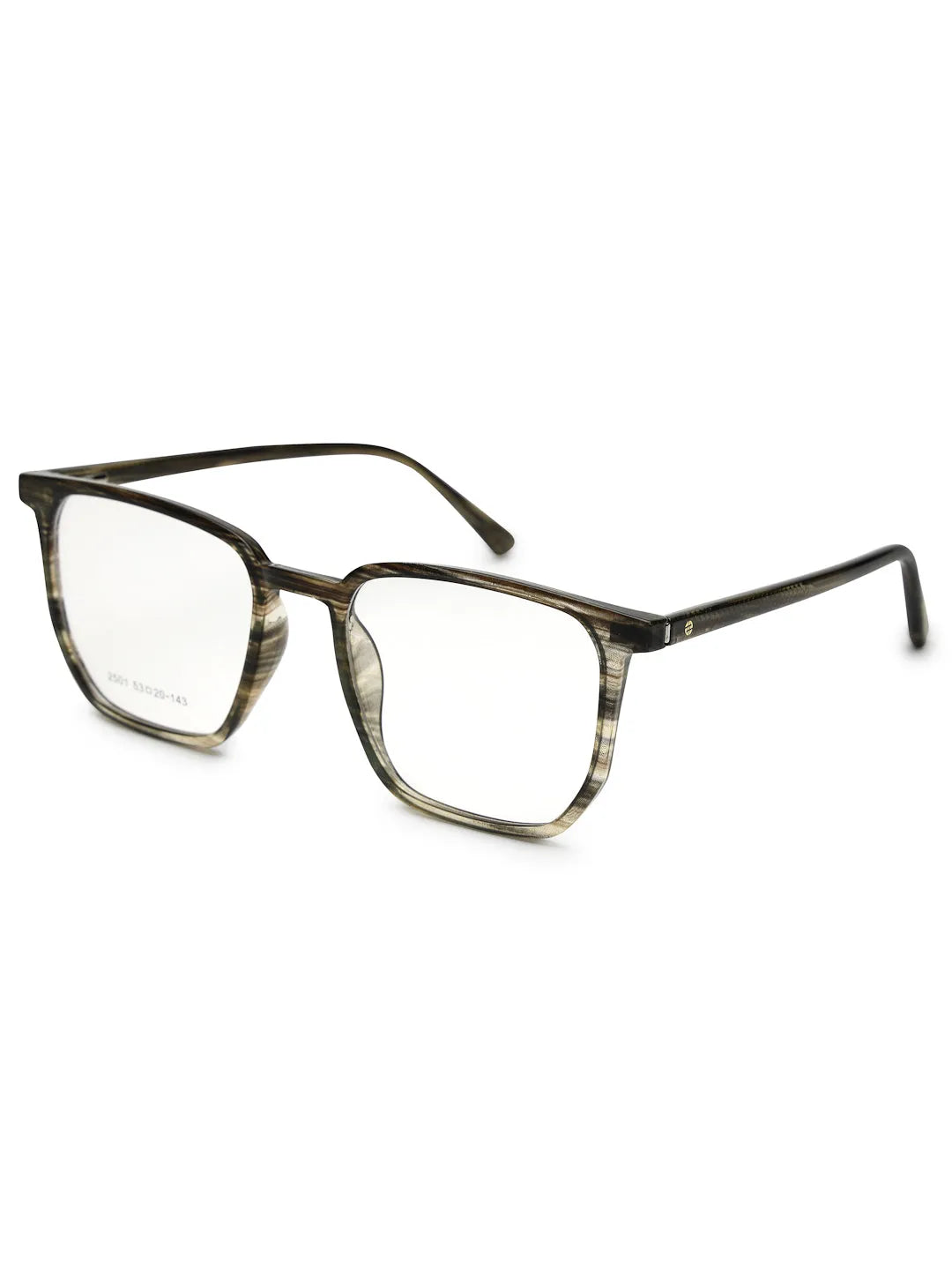 Lyria | Smoke Medium Full Rim Square Clip-on for Men [Clip-on]