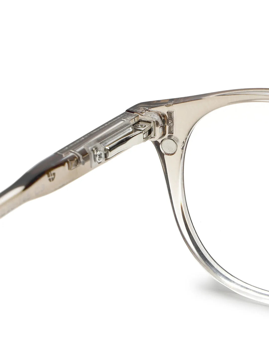 Xalora | Gradient Brown Small Full Rim Oval Clip-on for Men & Women [Clip-on]