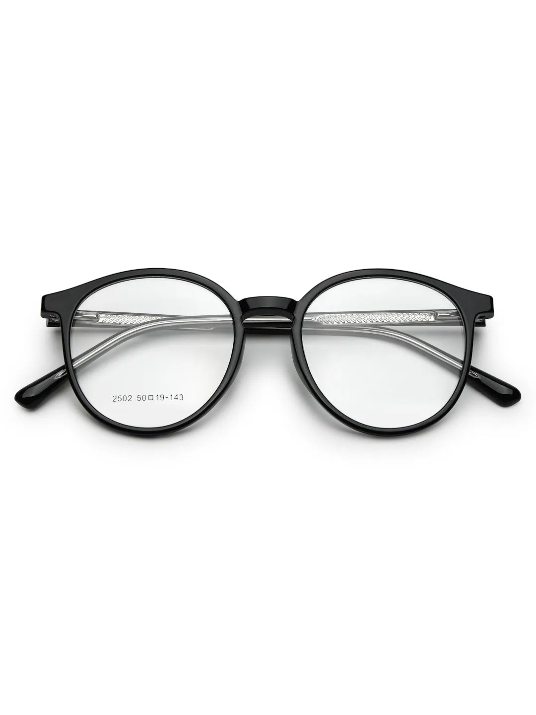 Aerion | Black Small Full Rim Round Clip-on for Men [Clip-on]