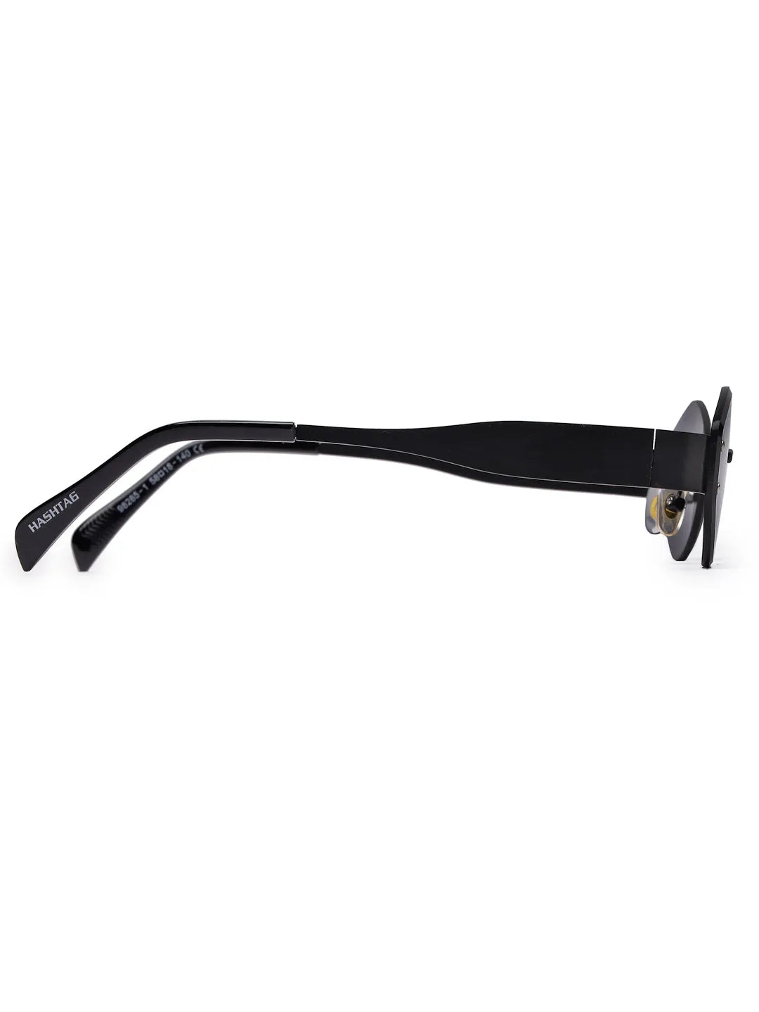 SEVA | Black Medium Rim Less Diamond with Lock Side Hinges Sunglasses for Men & Women [UV-protected]