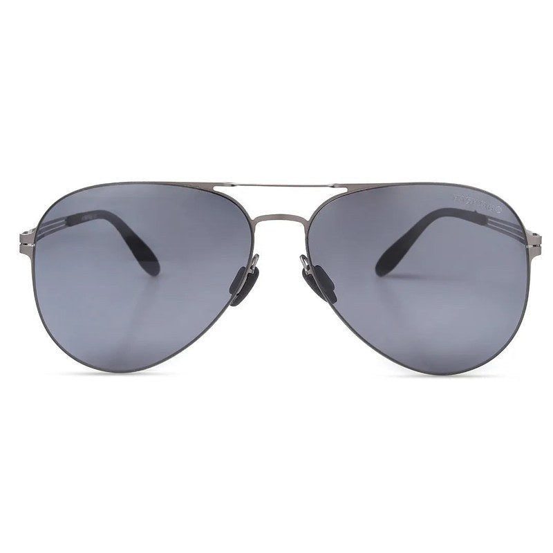 Aurion Silver Medium Full Rim Aviator Sunglasses for Men — Hashtag Eyewears
