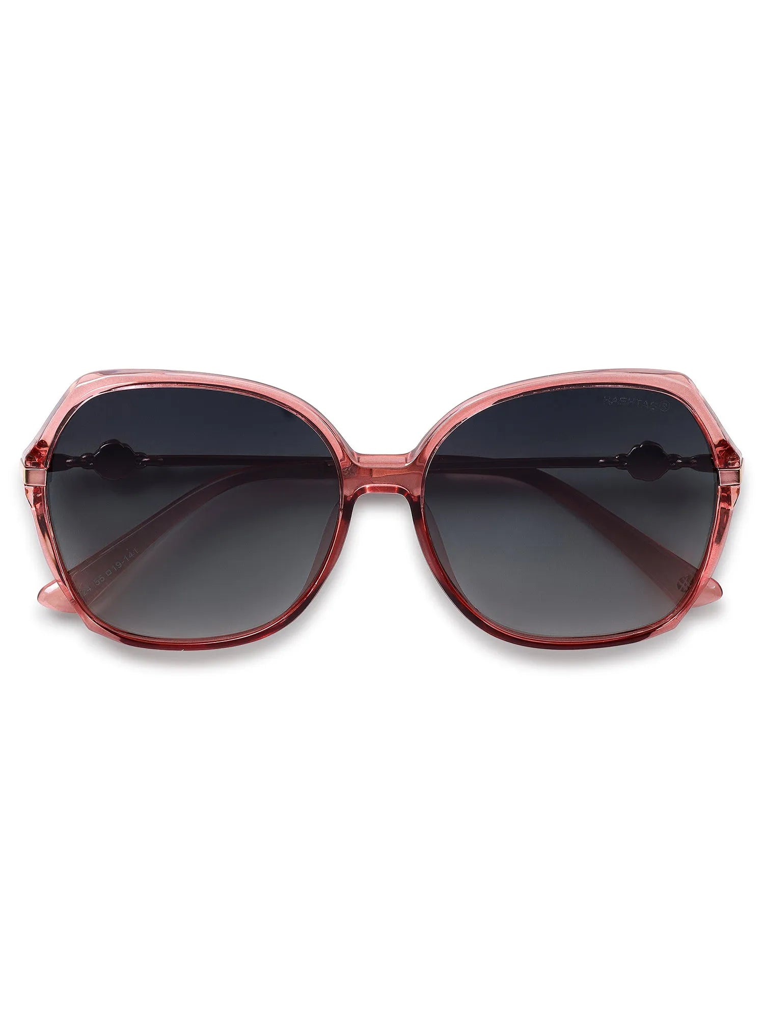 Titanis | Pink Large Full Rim Oval Sunglasses for Women [Polarized]