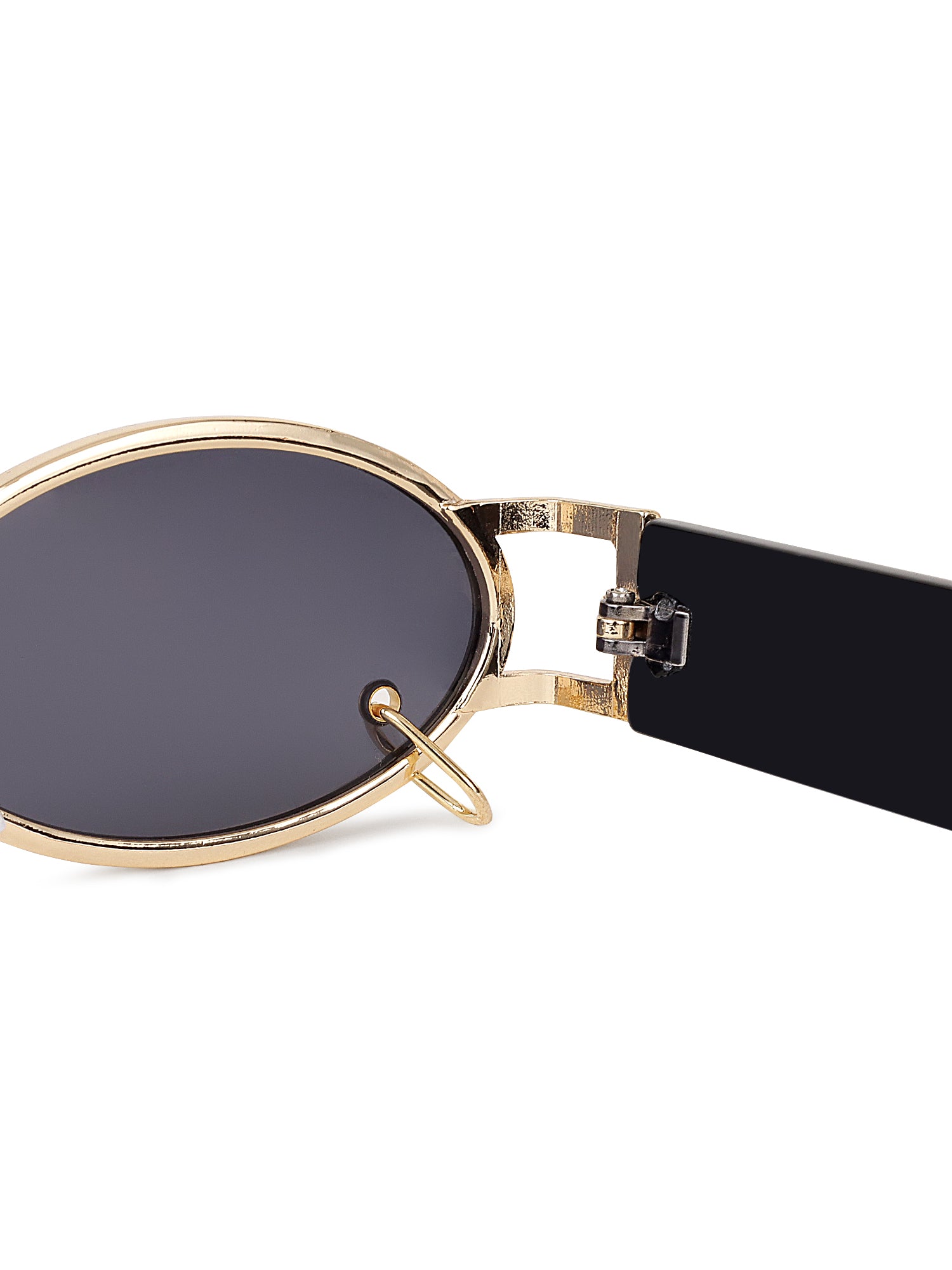 Darkion | Grey Medium Full Rim Oval Sunglasses for Women [UV-protected]
