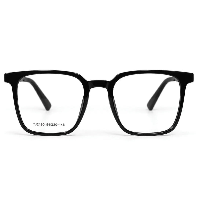 Blaze | Black Medium Full Rim Wayfarer Clip-on for Men & Women [Clip-on]