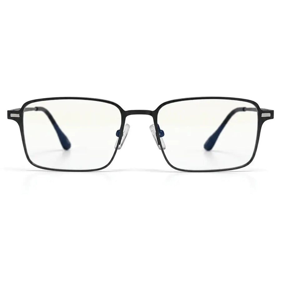 Crystar | Grey Medium Full Rim Rectangle Clip-on for Men & Women [Clip-on]