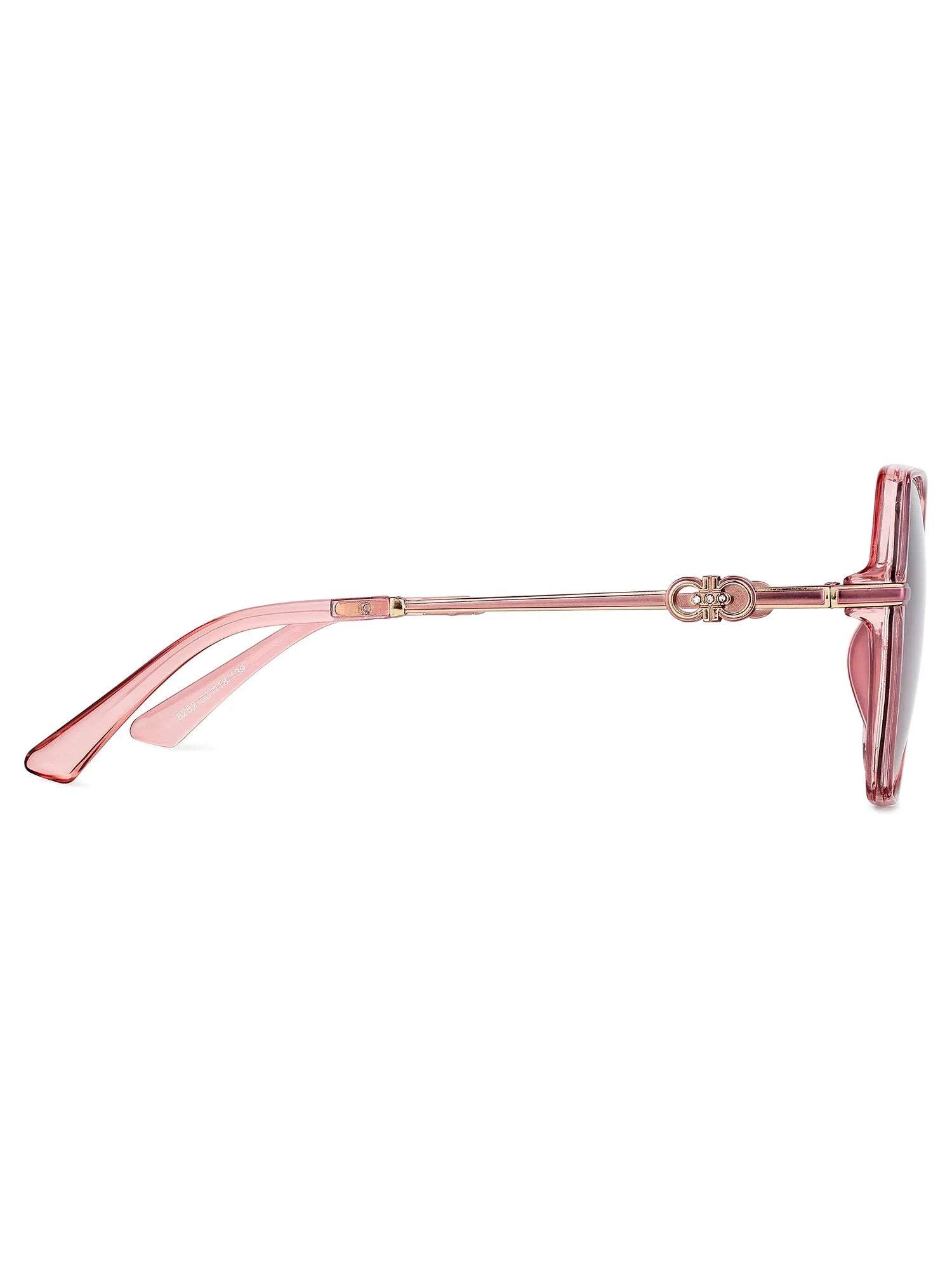 Sireon | Pink Large Full Rim Square Sunglasses for Women [Polarized]