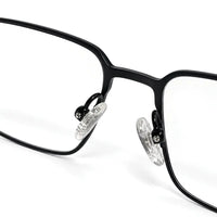 Crystar | Black Medium Full Rim Rectangle Clip-on for Men & Women [Clip-on]
