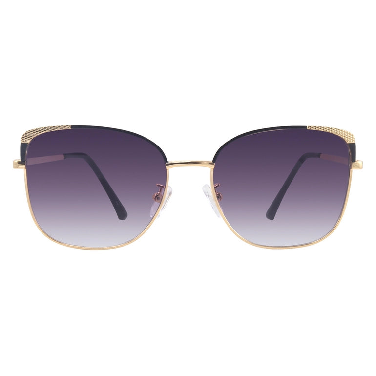 Hashtag Exclusive Square Sunglasses for Women - B80-682 Purple