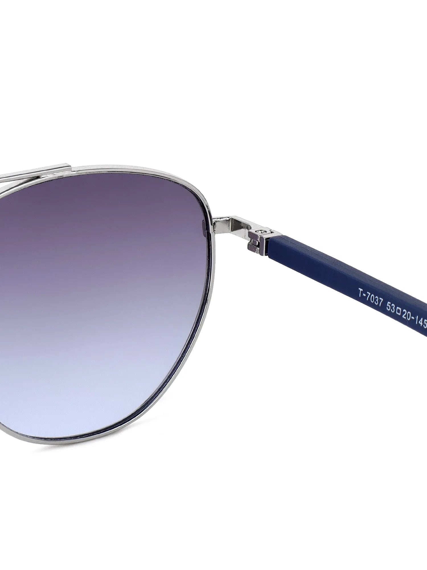 Valkyra | Gradient Blue Large Full Rim Aviator Sunglasses for Men & Women [UV-protected]