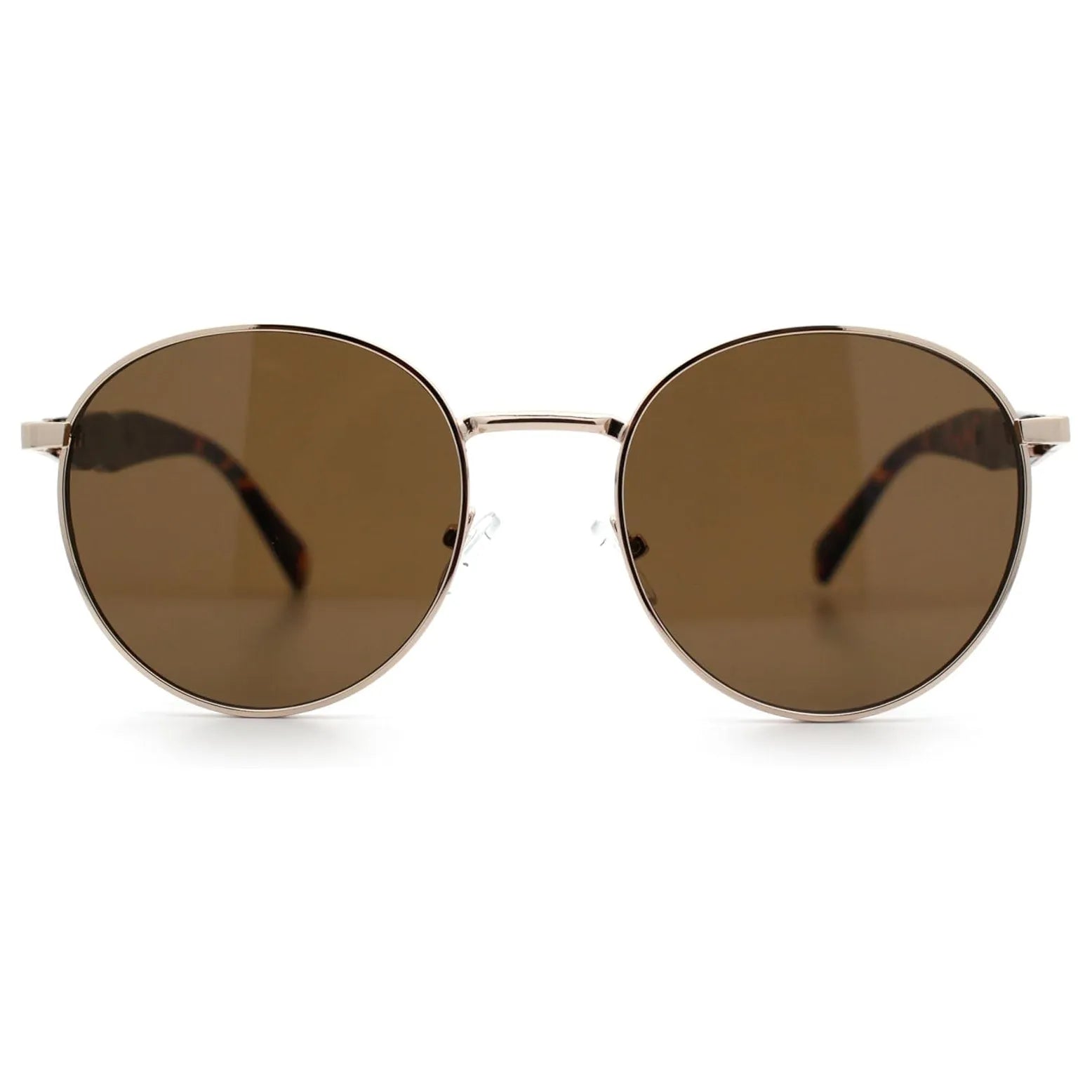 Platinum | Brown Medium Full Rim Oval Sunglasses for Men & Women [UV-protected]