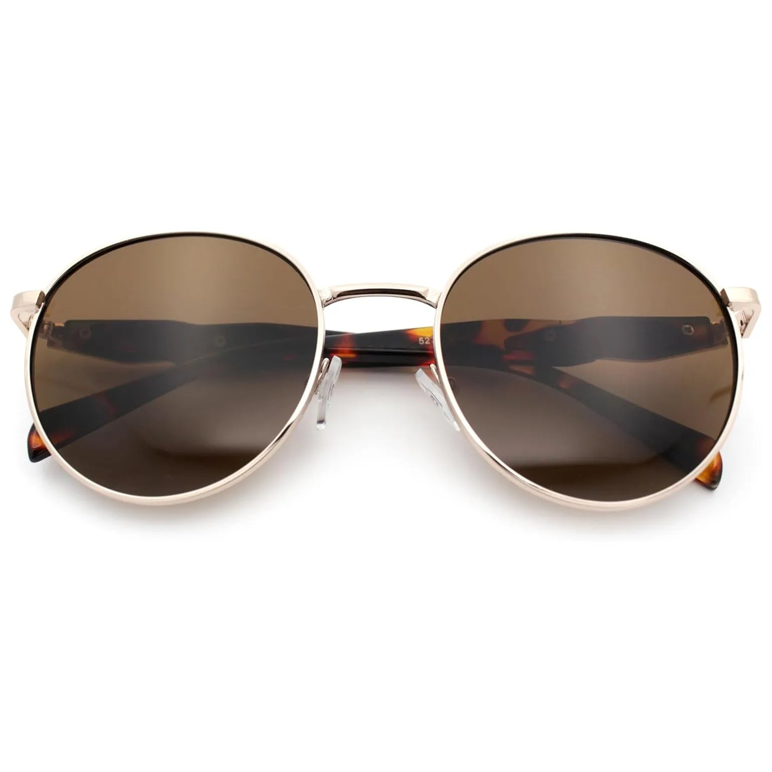 Platinum | Brown Medium Full Rim Oval Sunglasses for Men & Women [UV-protected]