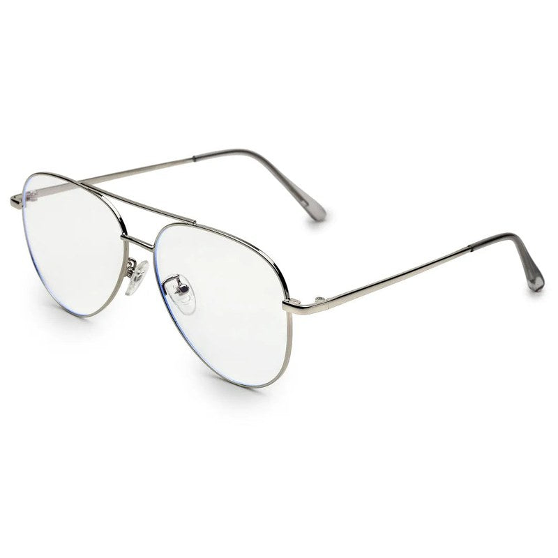 Silver aviator sunglasses — Hashtag Eyewears
