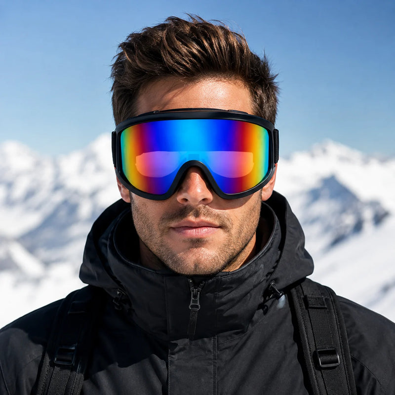 Ulyria | Multi Color-2 Size Full Rim Shield Sports Sunglasses for Men & Women [Air-Shield]