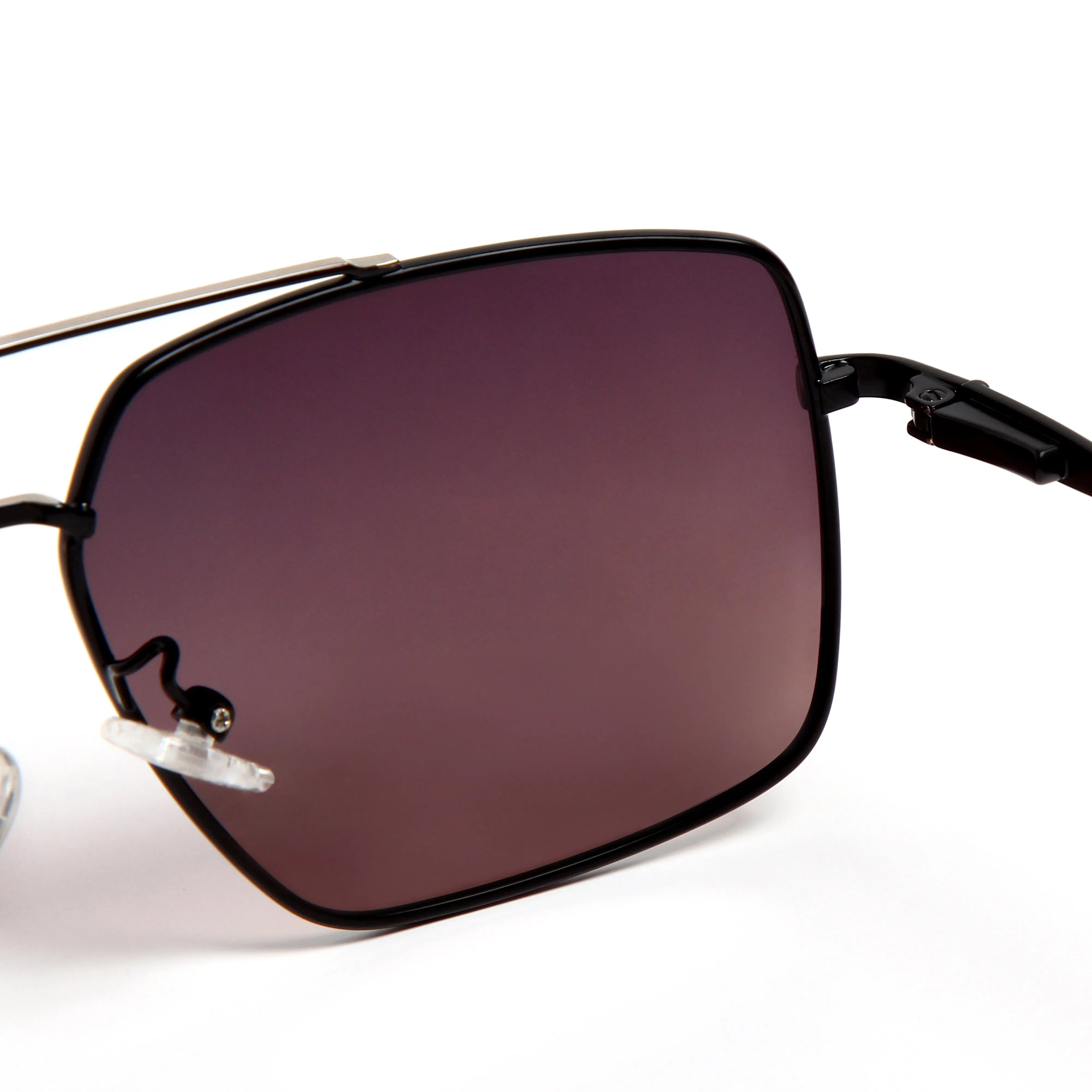 Kynra | Golden & Brown Large Full Rim Aviator Sunglasses for Men & Women [Polarized]