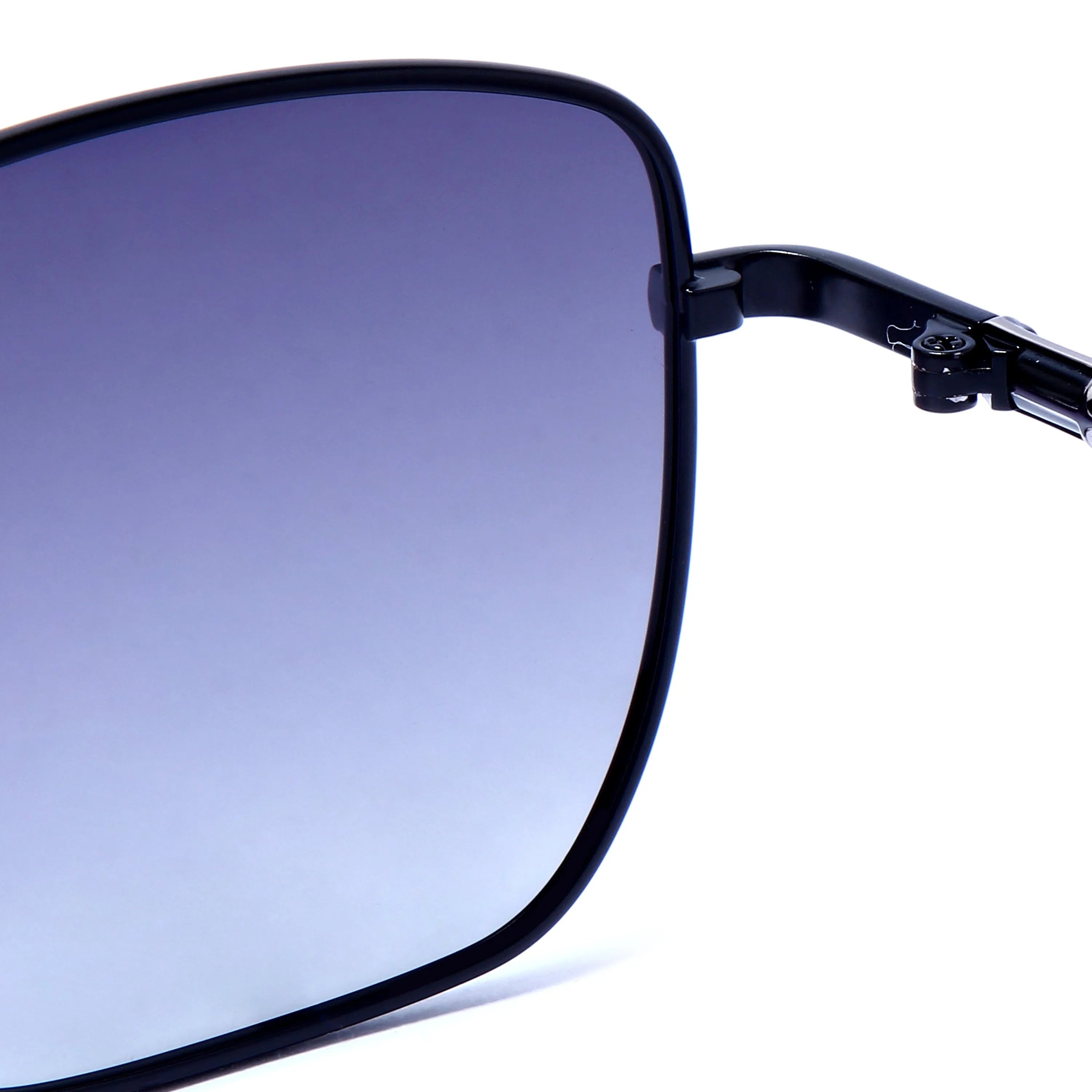 Enira | Gradient Blue Large Full Rim RECTANGLE Sunglasses for Men & Women [Polarized]