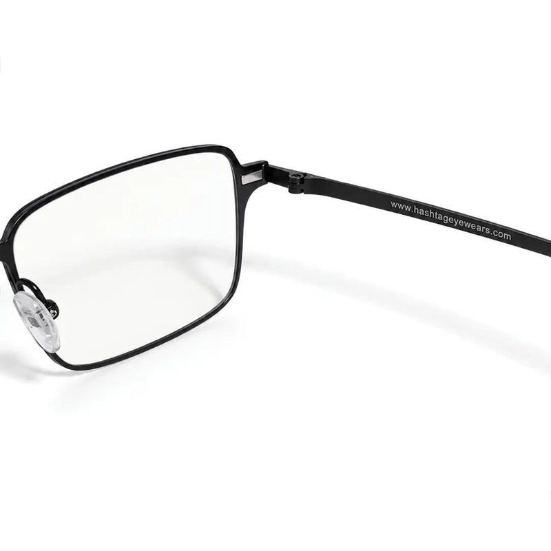 Crystar | Grey Medium Full Rim Rectangle Clip-on for Men & Women [Clip-on]