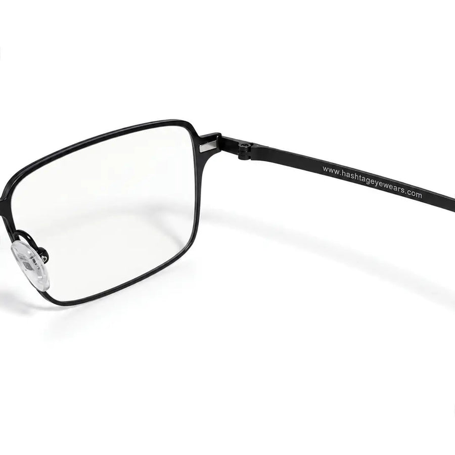 Crystar | Grey Medium Full Rim Rectangle Clip-on for Men & Women [Clip-on]