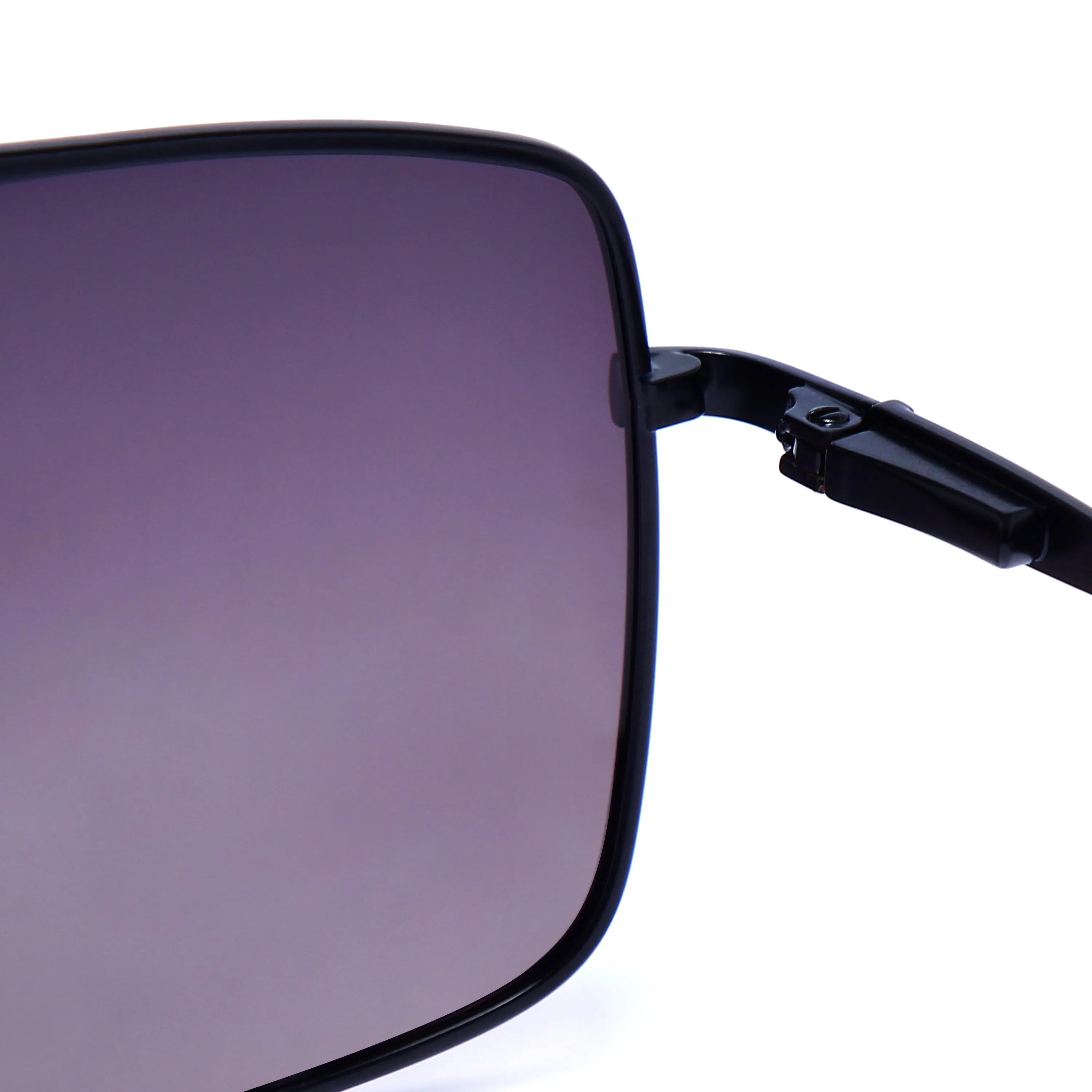 Kynra | Gradient pink Brown Large Full Rim Aviator Sunglasses for Men & Women [Polarized]