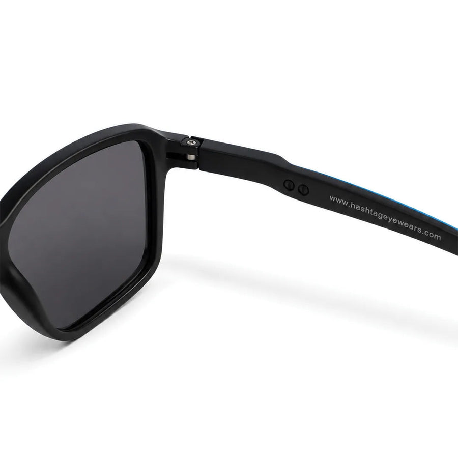Rift | Sky Blue Large Full Rim RECTANGLE Sports for Men & Women [Polarized]