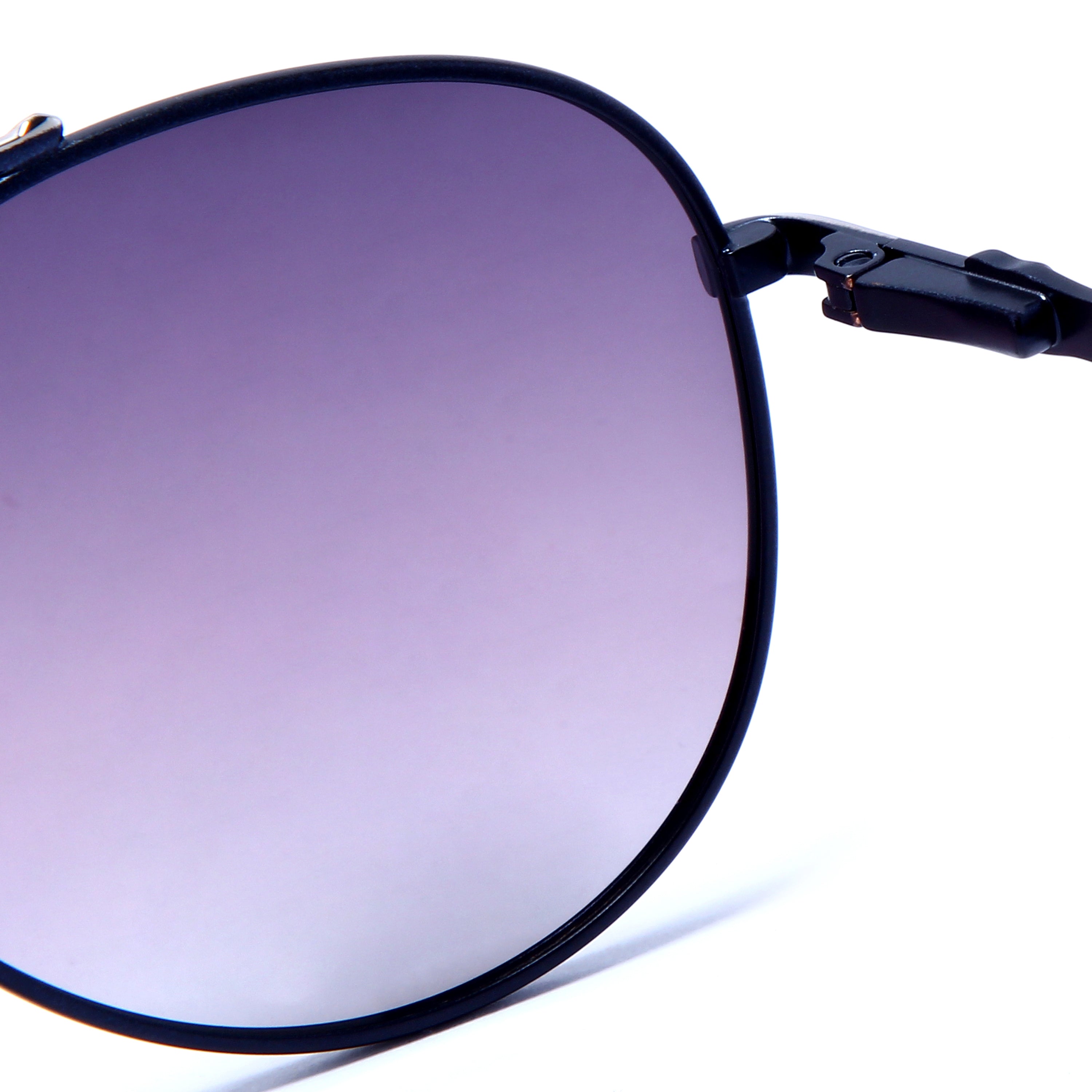 Hashtag Aviator Large Polarized Sunglasses with 100% UV Protection SGHT54-02-C4 - Purple