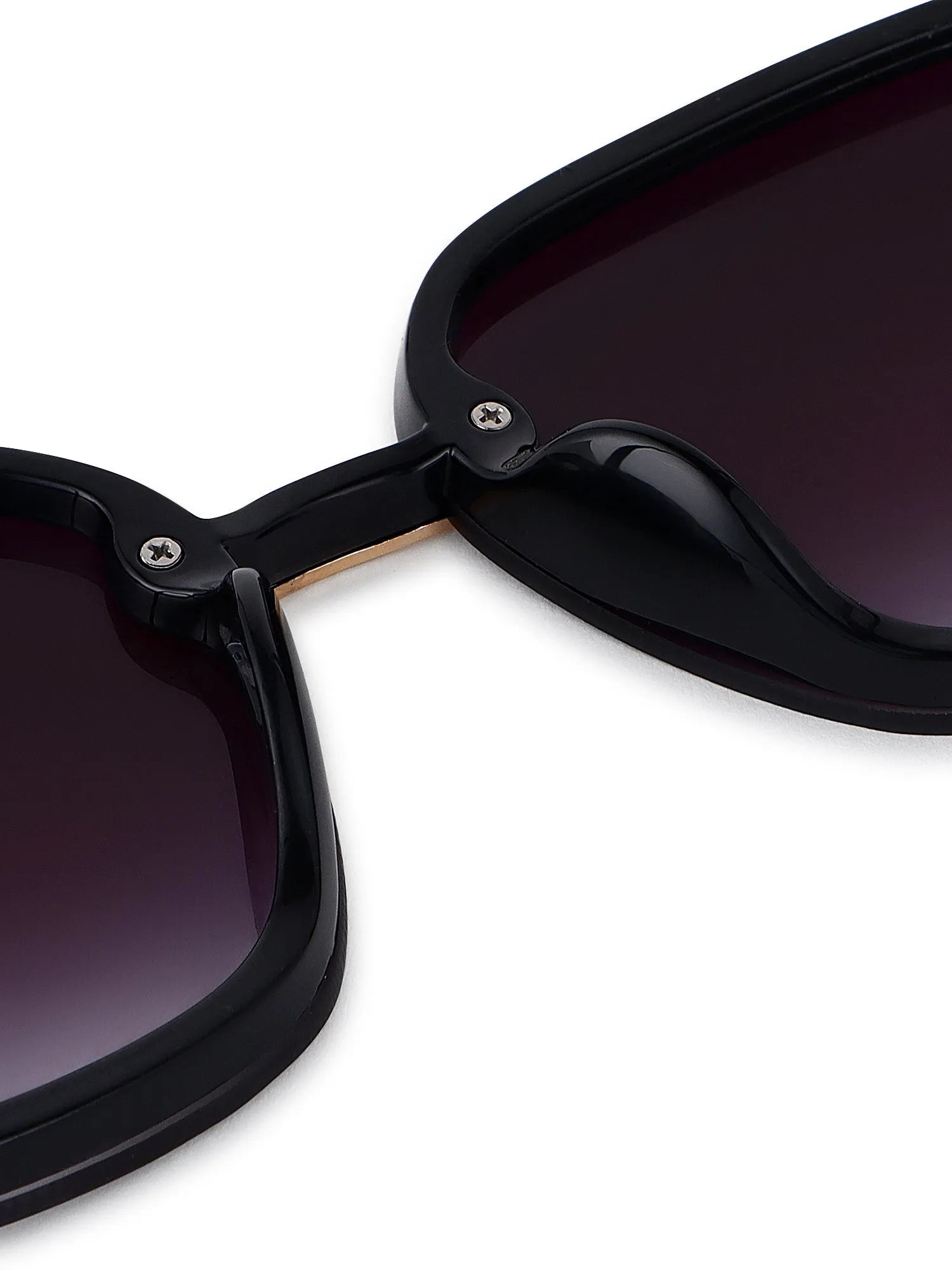 Xyrion | Gradient Black Large Full Rim Butterfly Sunglasses for Men & Women [UV-protected]