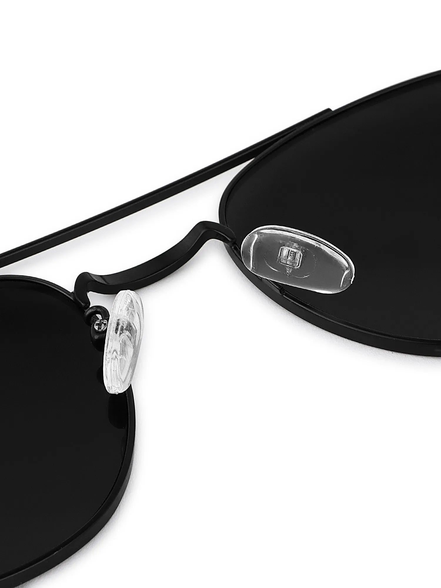 Valkyra | Black Large Full Rim Aviator Sunglasses for Men & Women [UV-protected]