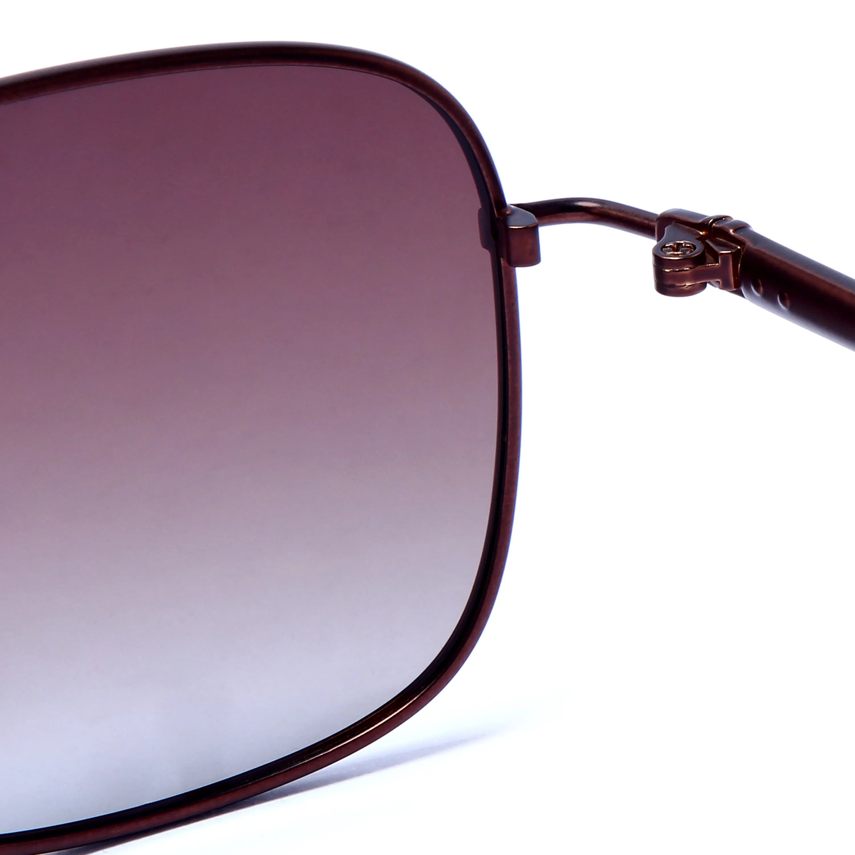 Unity | Gradient Brown Medium Full Rim Square Sunglasses for Men & Women [Polarized]