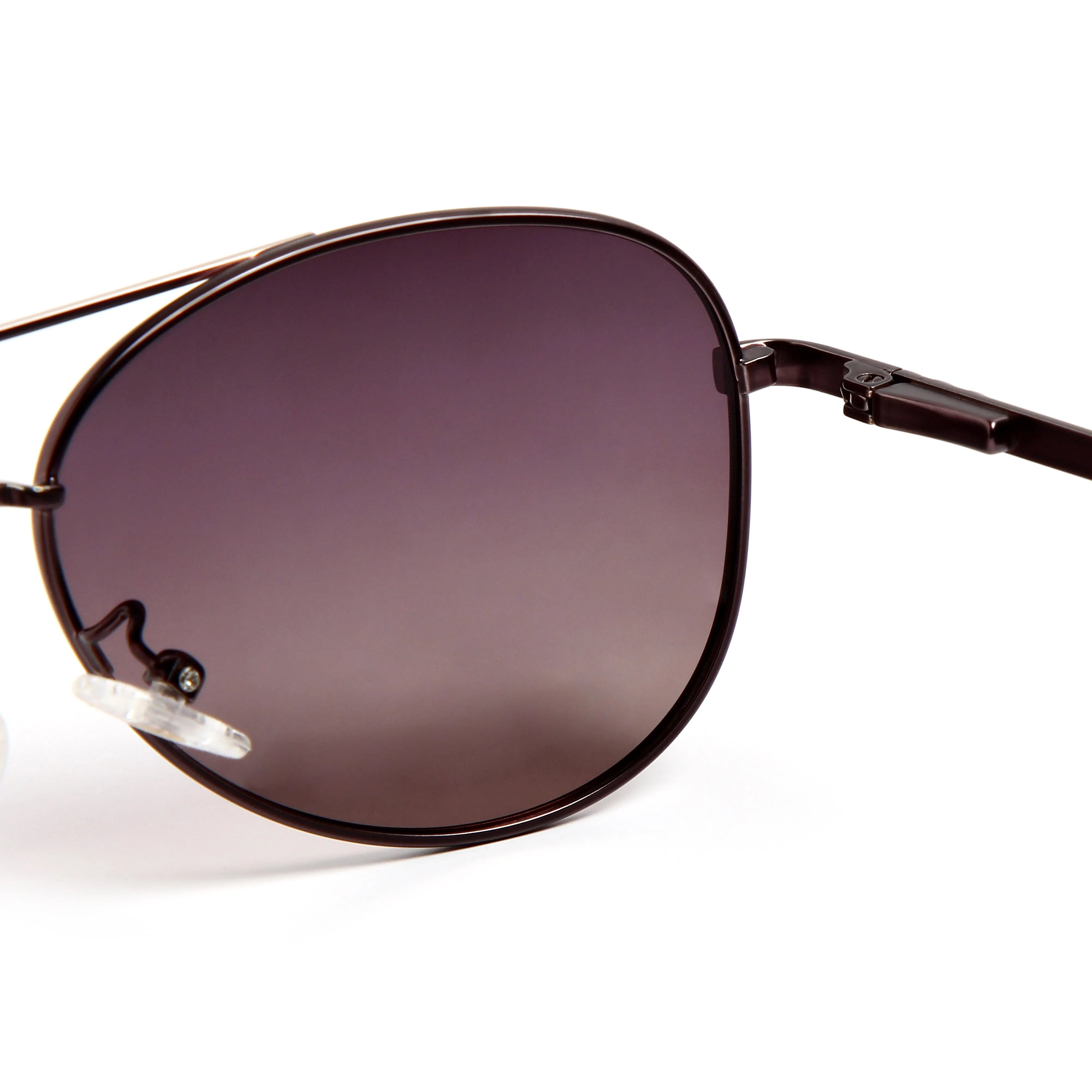 Tessera | Gradient Pink Brown Medium Full Rim Aviator Sunglasses for Men & Women [Polarized]